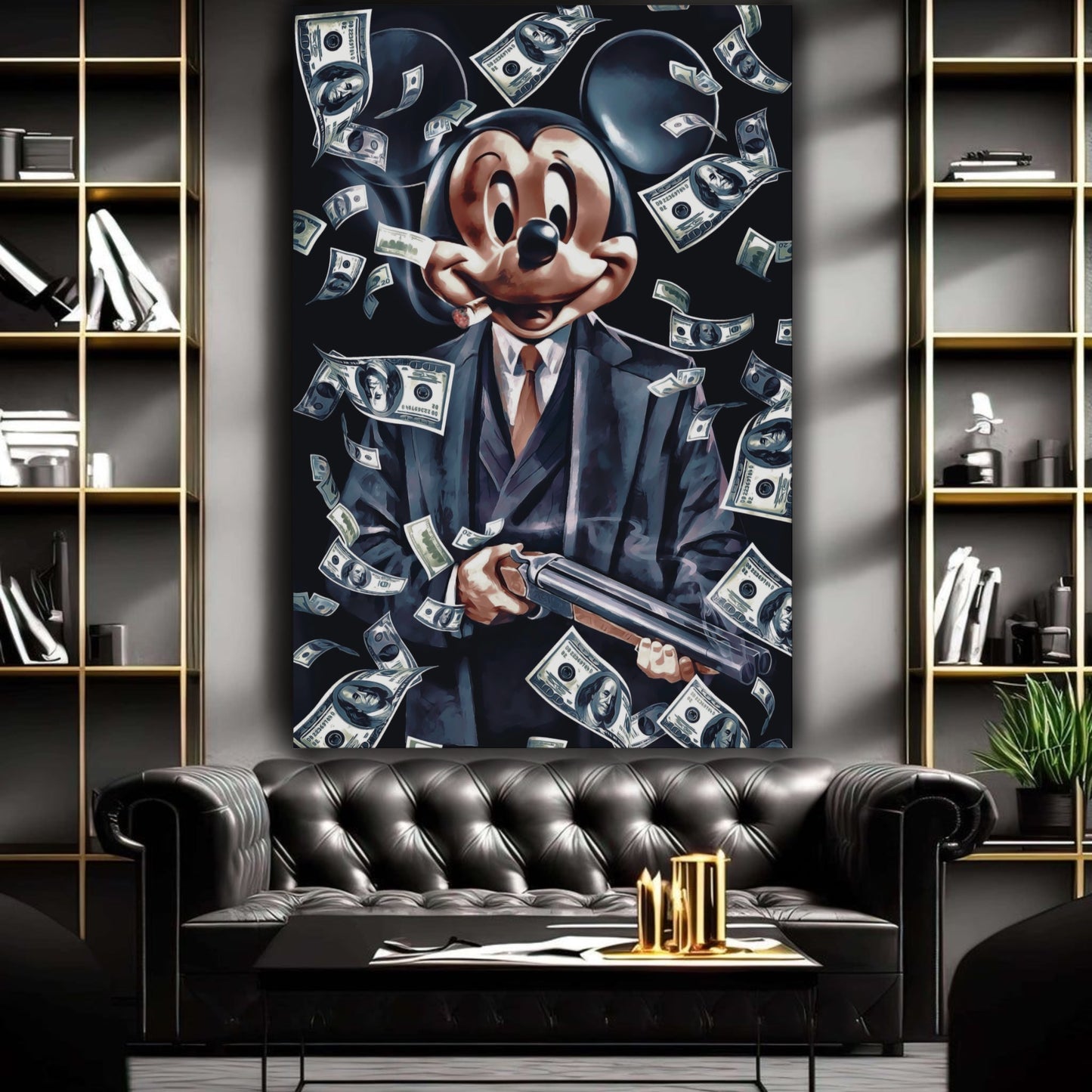Mickey Mouse mafia artwork - MEDUSSA SHOP