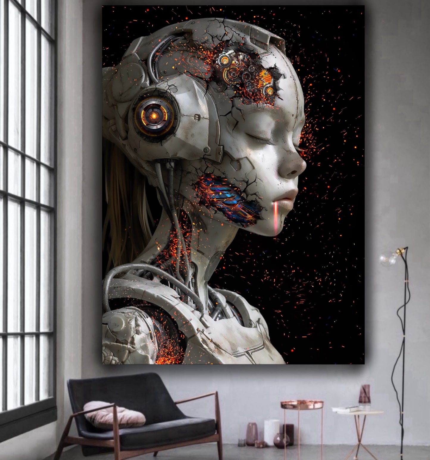 Broken robot artwork - MEDUSSA SHOP