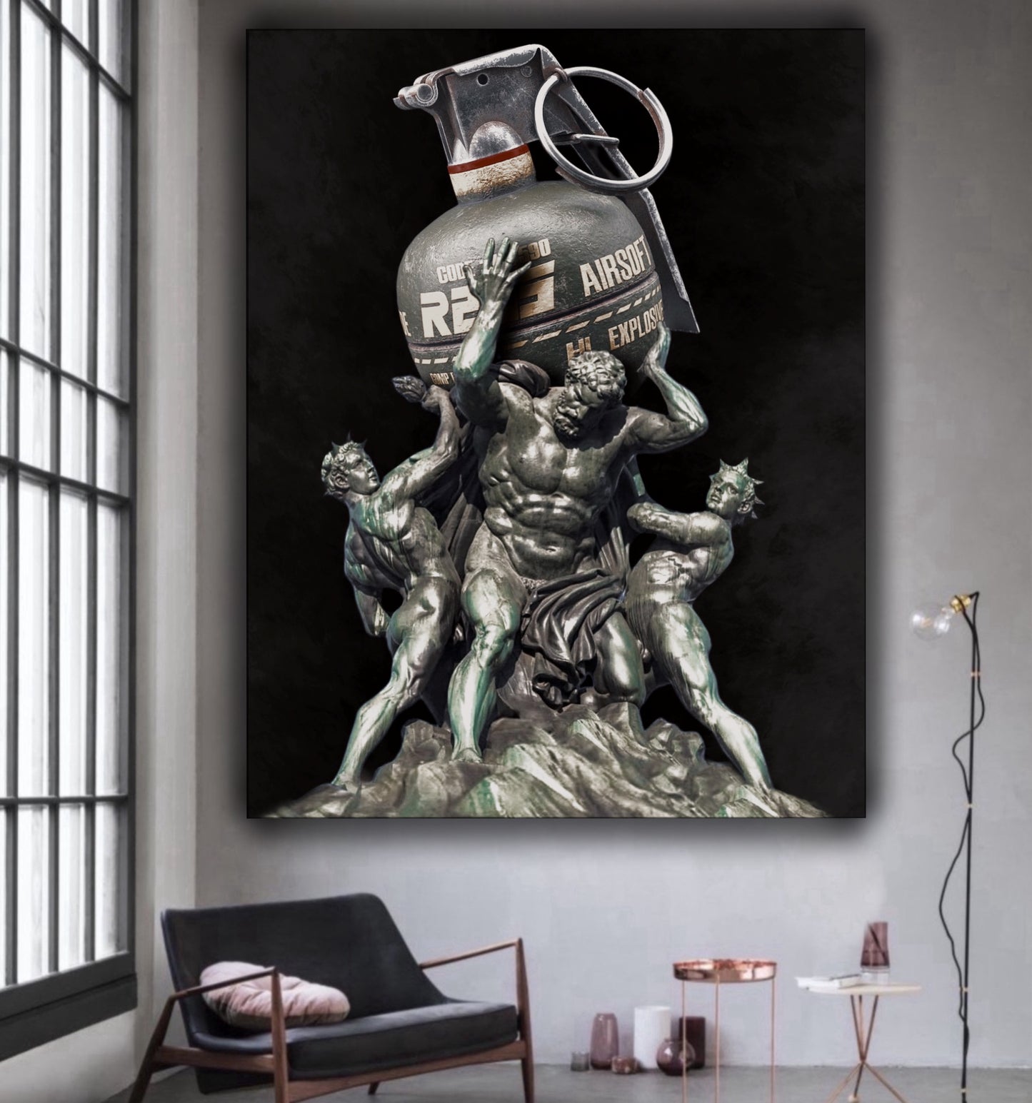 Atlas bomb artwork - MEDUSSA SHOP