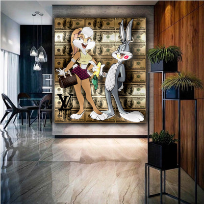 Bugs Bunny Lovers artwork - MEDUSSA SHOP