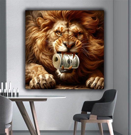 Lion king dollars artwork - MEDUSSA SHOP