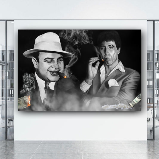 Al Capone Tony Montana mafia artwork