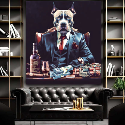 Pitbull mafia artwork - MEDUSSA SHOP