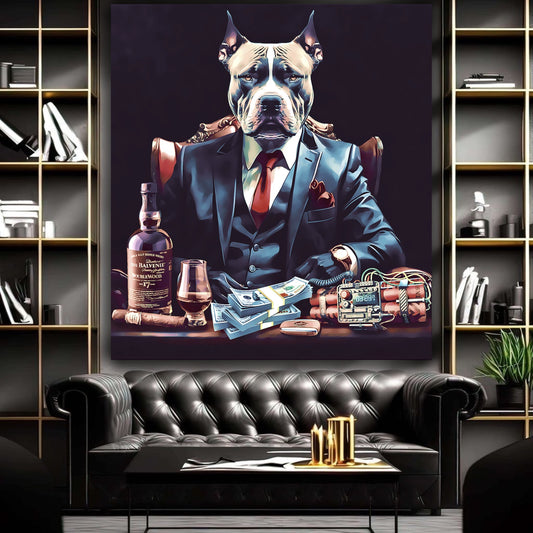 Pitbull mafia artwork - MEDUSSA SHOP