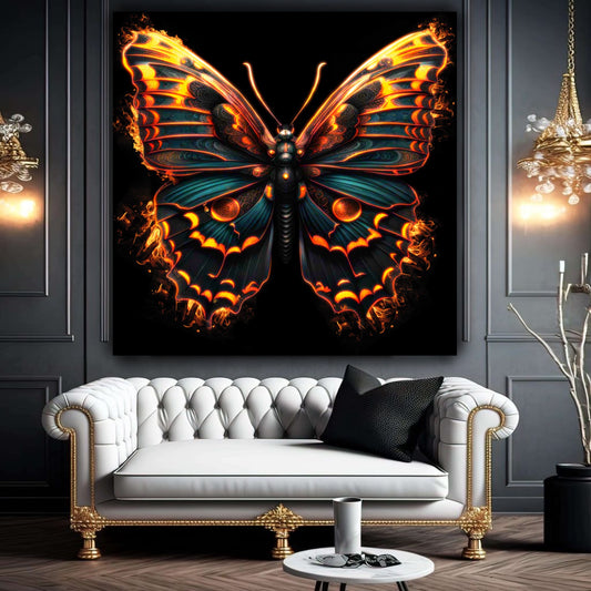 Fire butterfly artwork - MEDUSSA SHOP