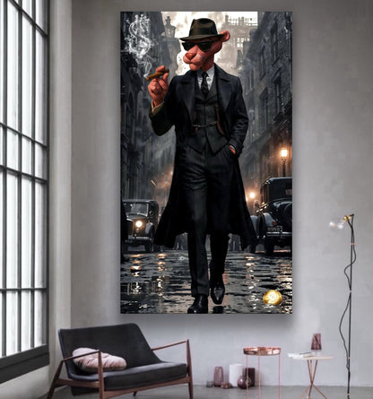 Pink Panther mafia artwork