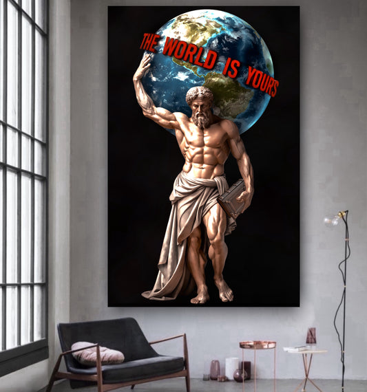 Atlas The world is yours artwork