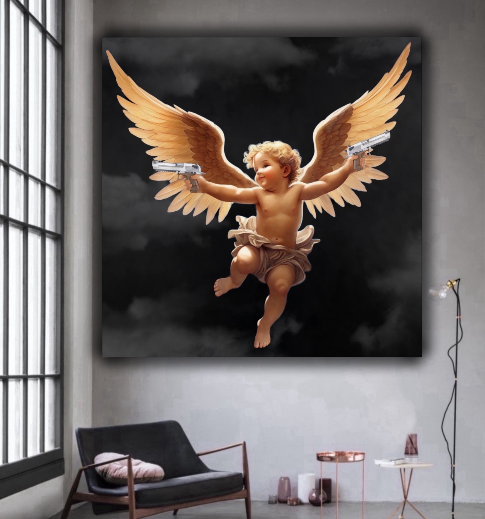 Baby angel guns artwork - MEDUSSA SHOP