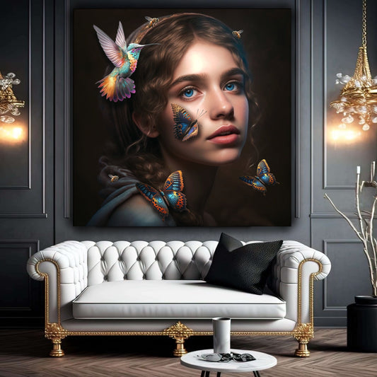 Exotic woman modern art - MEDUSSA SHOP