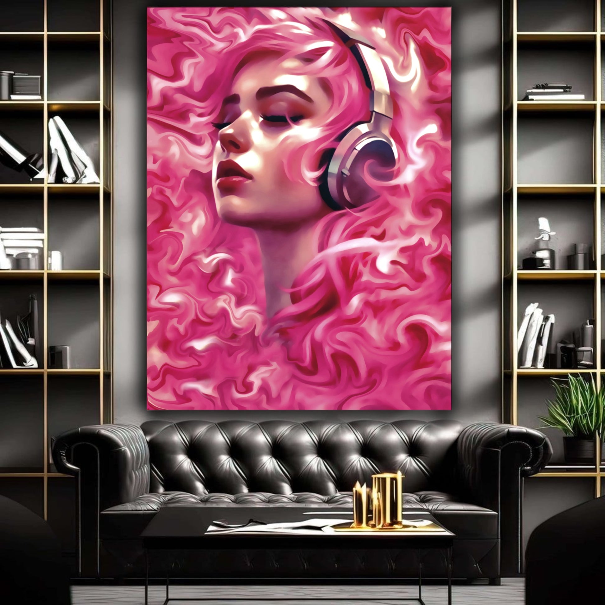 Pink feeling girl artwork - MEDUSSA SHOP