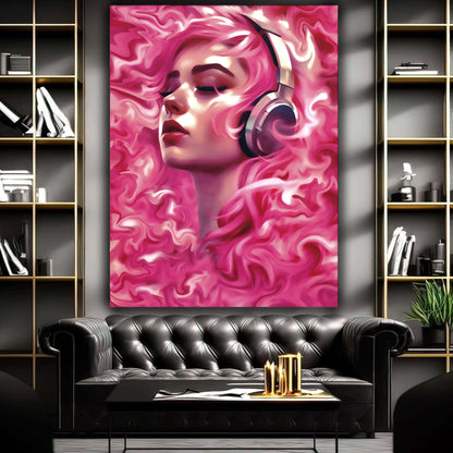 Pink feeling girl artwork - MEDUSSA SHOP
