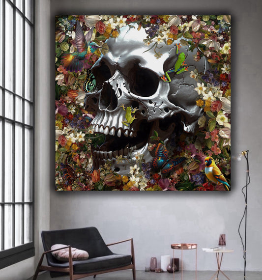 Skull natural artwork - MEDUSSA SHOP