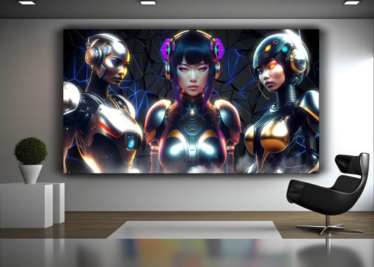 Modern robots art - MEDUSSA SHOP