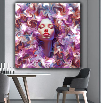 Filling colors girl artwork - MEDUSSA SHOP
