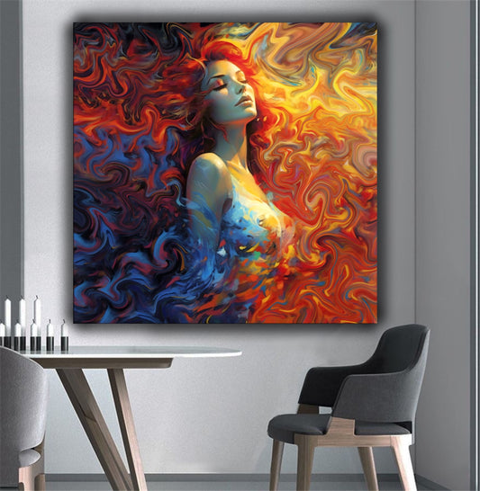 Colors girl artwork - MEDUSSA SHOP