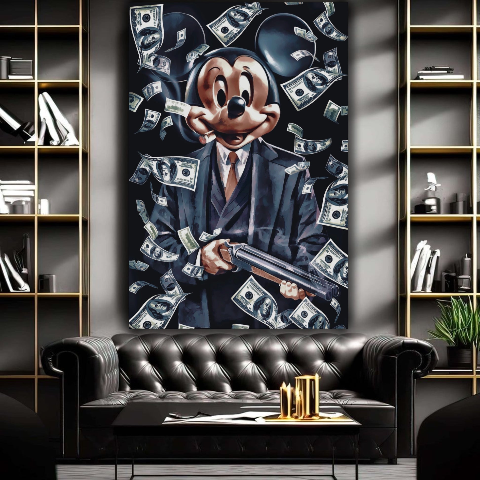 Mickey Mouse mafia artwork - MEDUSSA SHOP