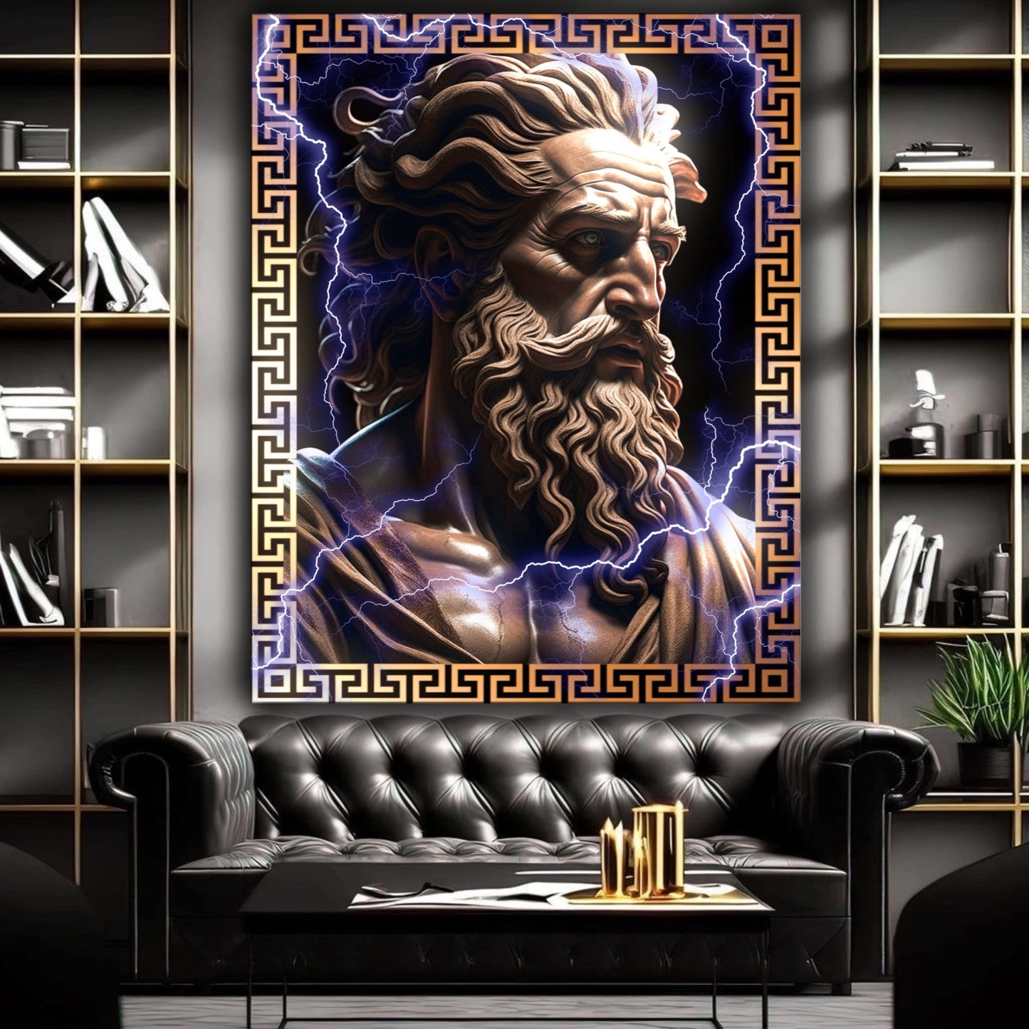 God Zeus artwork - MEDUSSA SHOP