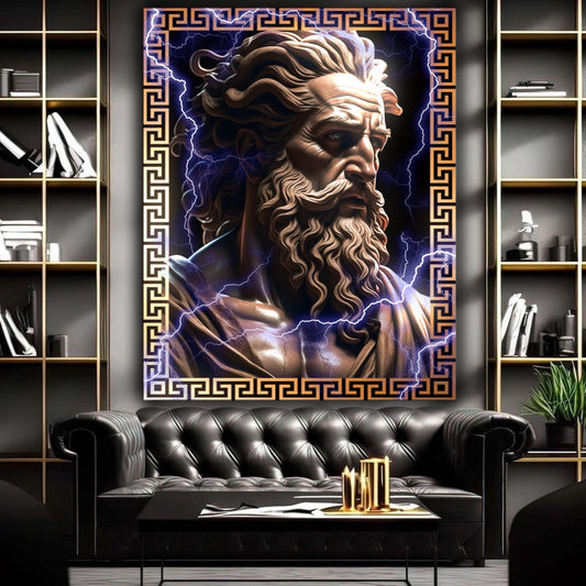 God Zeus artwork - MEDUSSA SHOP
