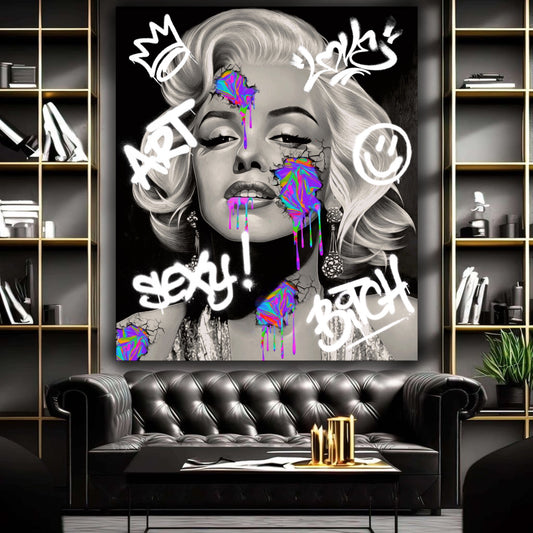 Marilyn Monroe colours art - MEDUSSA SHOP