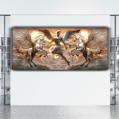 Hermes Pegasus horses paradise artwork - MEDUSSA SHOP