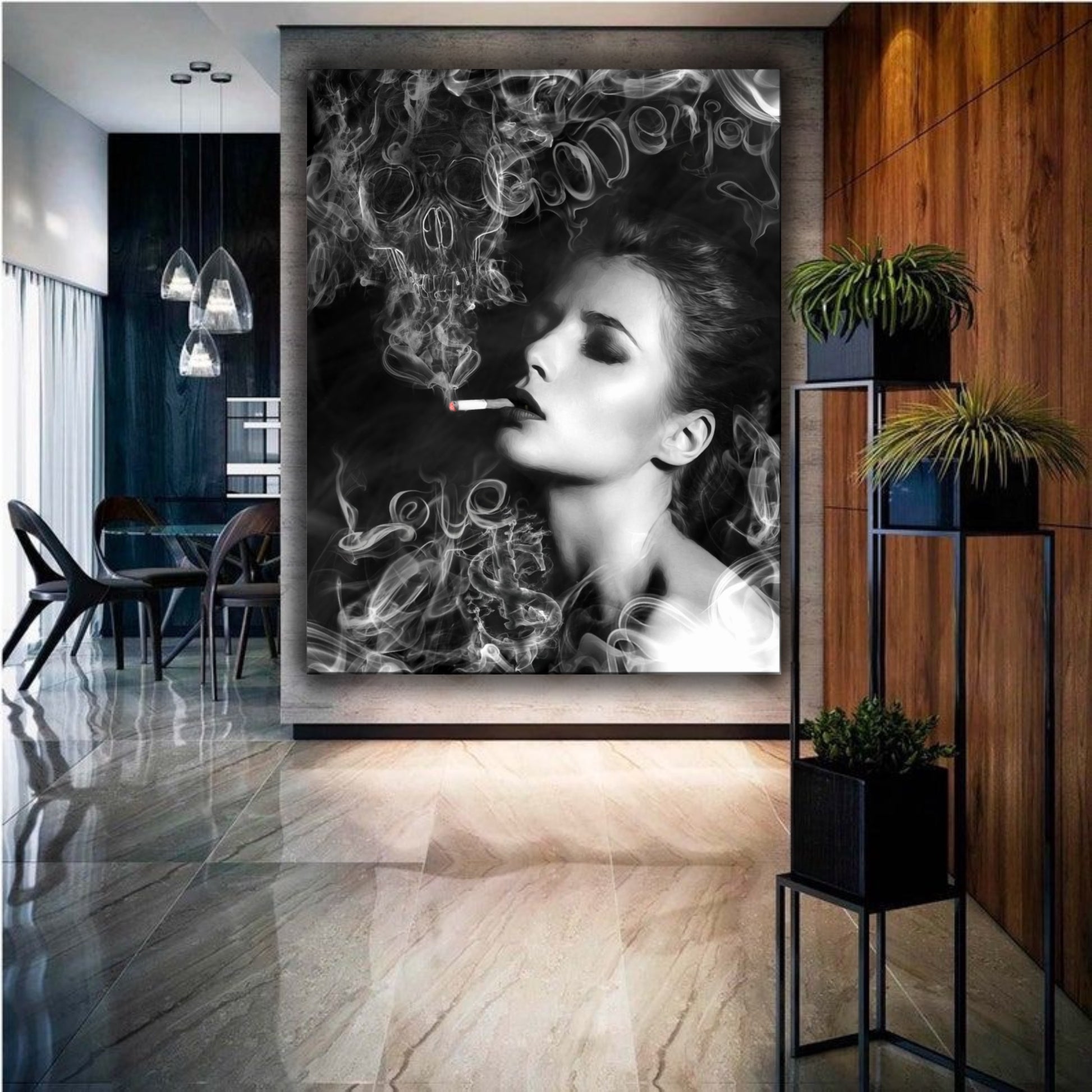Smokers lovers artwork - MEDUSSA SHOP
