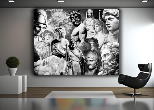 12 Gods of Olympus modern art - MEDUSSA SHOP