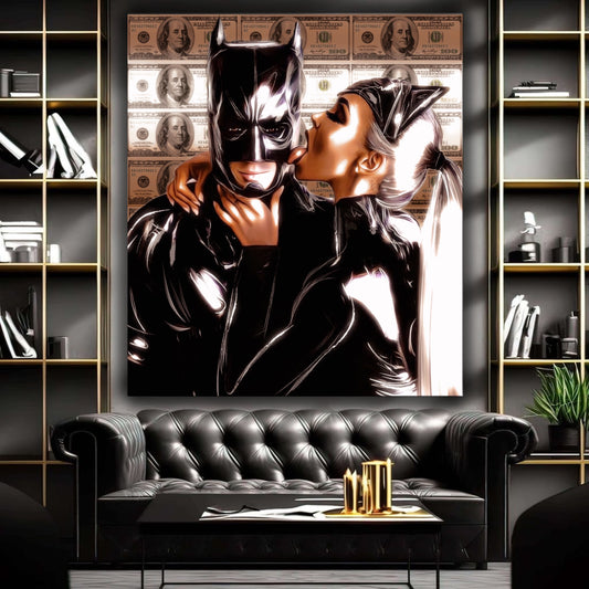 Badman cat woman artwork - MEDUSSA SHOP