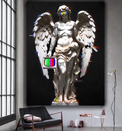 Crazy angel artwork