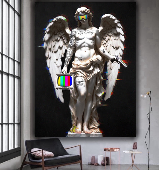 Crazy angel artwork
