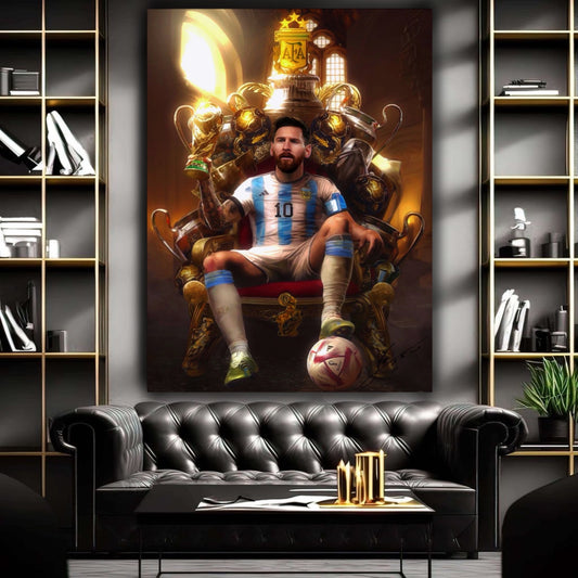 Lionel Messi Football artwork - MEDUSSA SHOP
