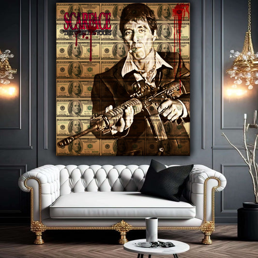 Tony Montana artwork - MEDUSSA SHOP
