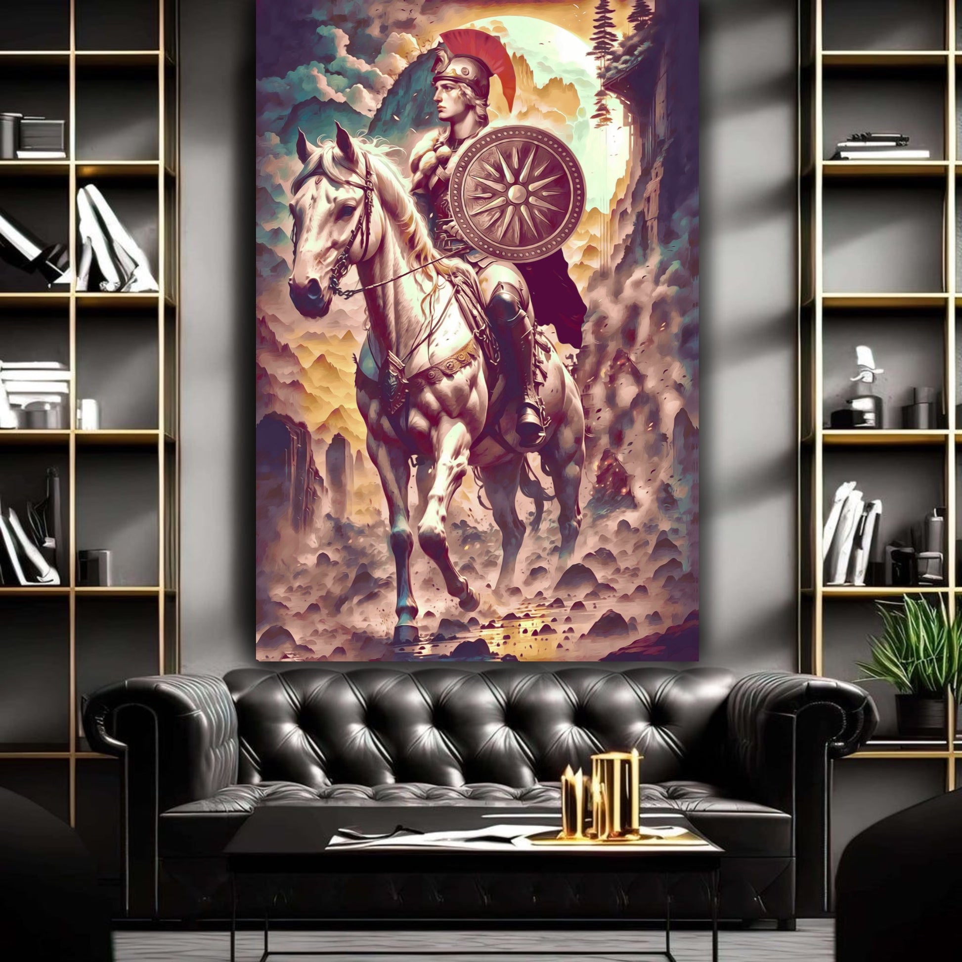 Alexander the great artwork - MEDUSSA SHOP
