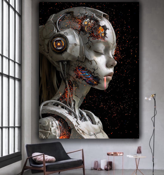 Broken robot artwork - MEDUSSA SHOP