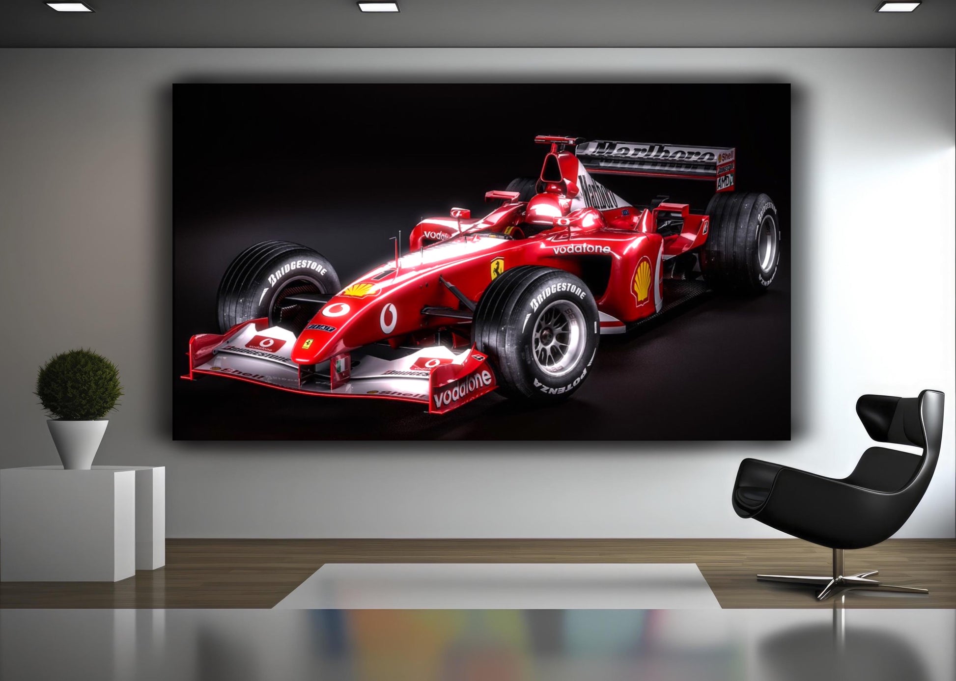 formula ferrari modern Artwork - MEDUSSA SHOP