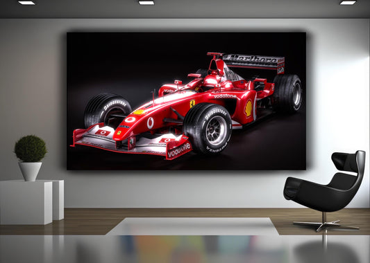 formula ferrari modern Artwork - MEDUSSA SHOP