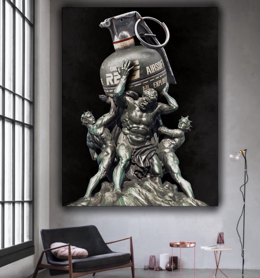 Atlas bomb artwork - MEDUSSA SHOP