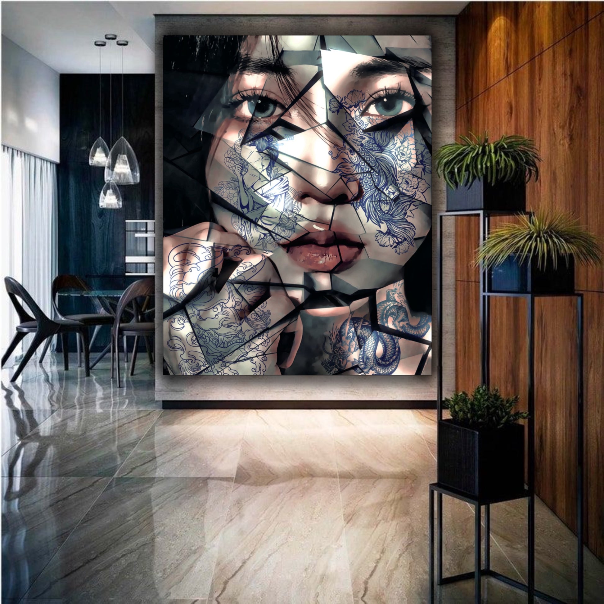 China girl broken artwork - MEDUSSA SHOP